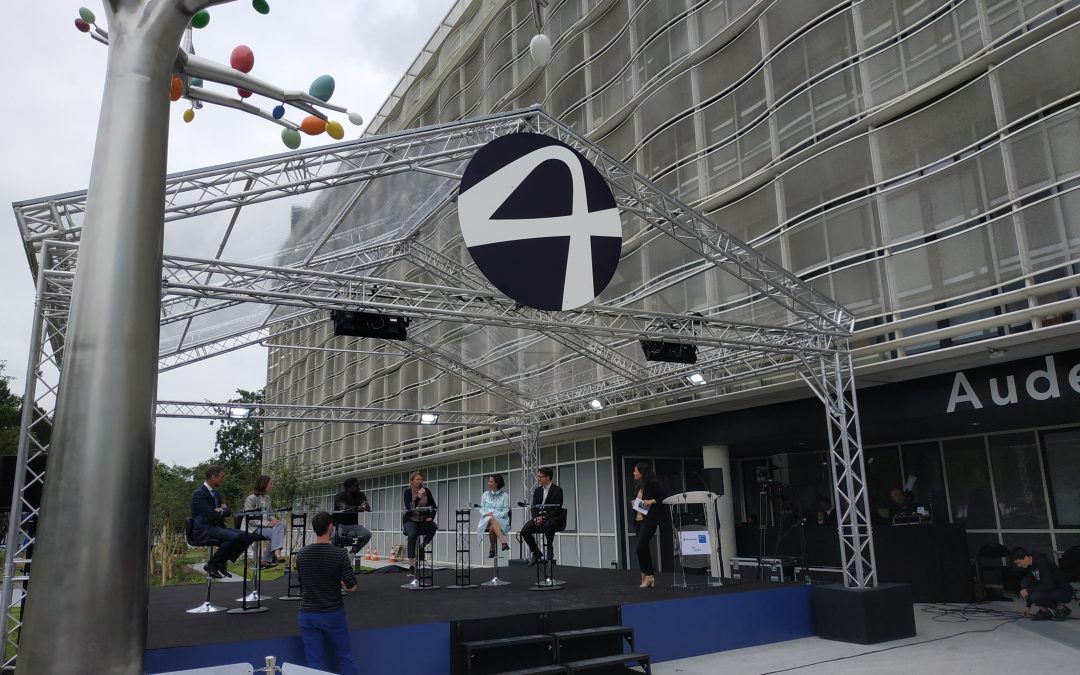 Inauguration artistique sur le parvis d’Audencia Nantes